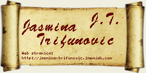 Jasmina Trifunović vizit kartica